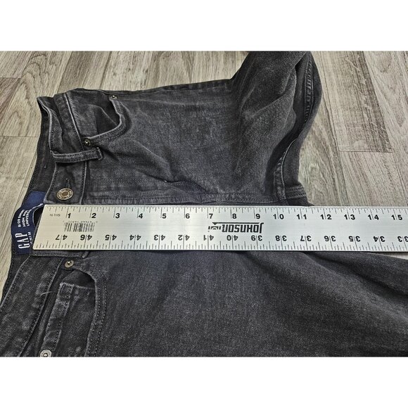 Gap Jeans Womens 8/29 Short Black High Rise Universal Legging Stretch Denim - Picture 10 of 11